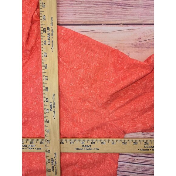 Asics Womens Windbreaker Running Jacket Large Coral Hooded - Picture 10 of 10
